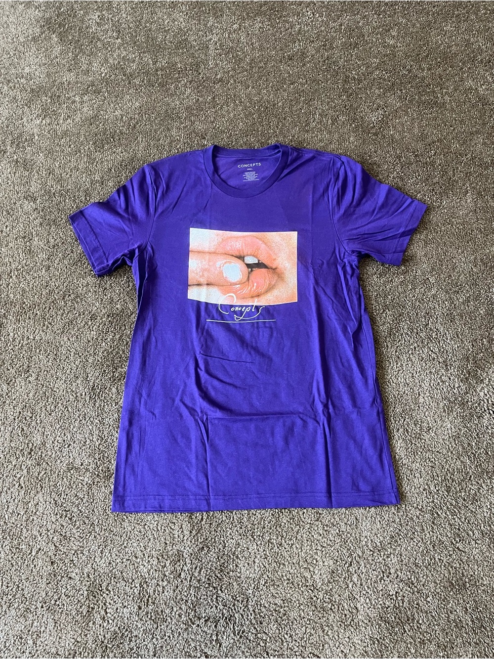 Purple Graphic Short Sleeve Tee